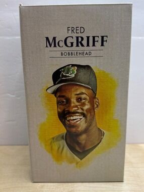 Fred McGriff Tampa Bay Rays Hall of Fame Bobblehead Devil Rays #29 SGA with Box